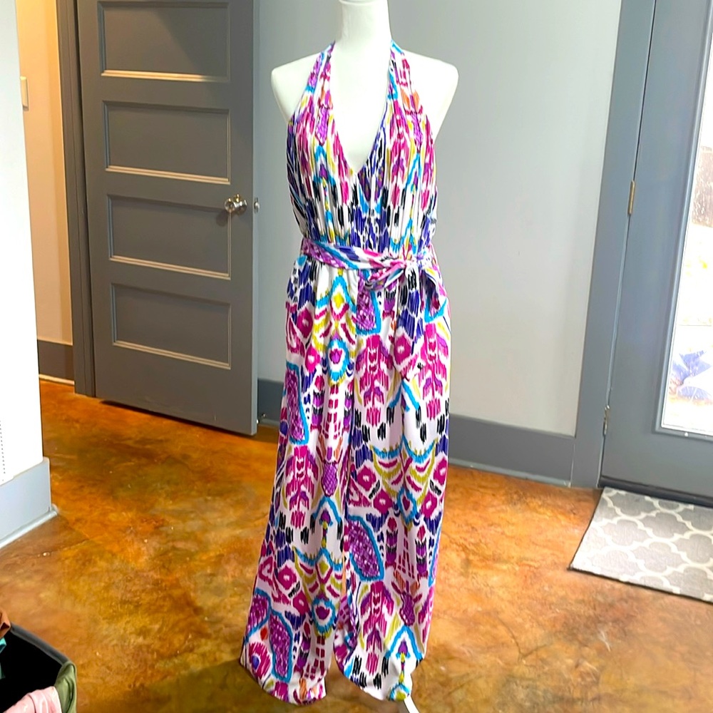 NWT- halter top jumpsuit